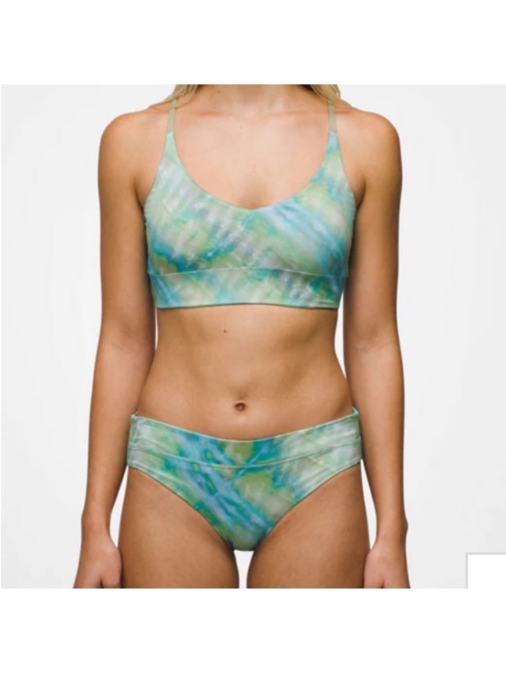 Prana Summer Wave Bikini Bottoms Mirage Size XL